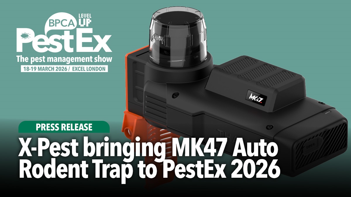 x-pest-auto-trap-pestex-2026-hero